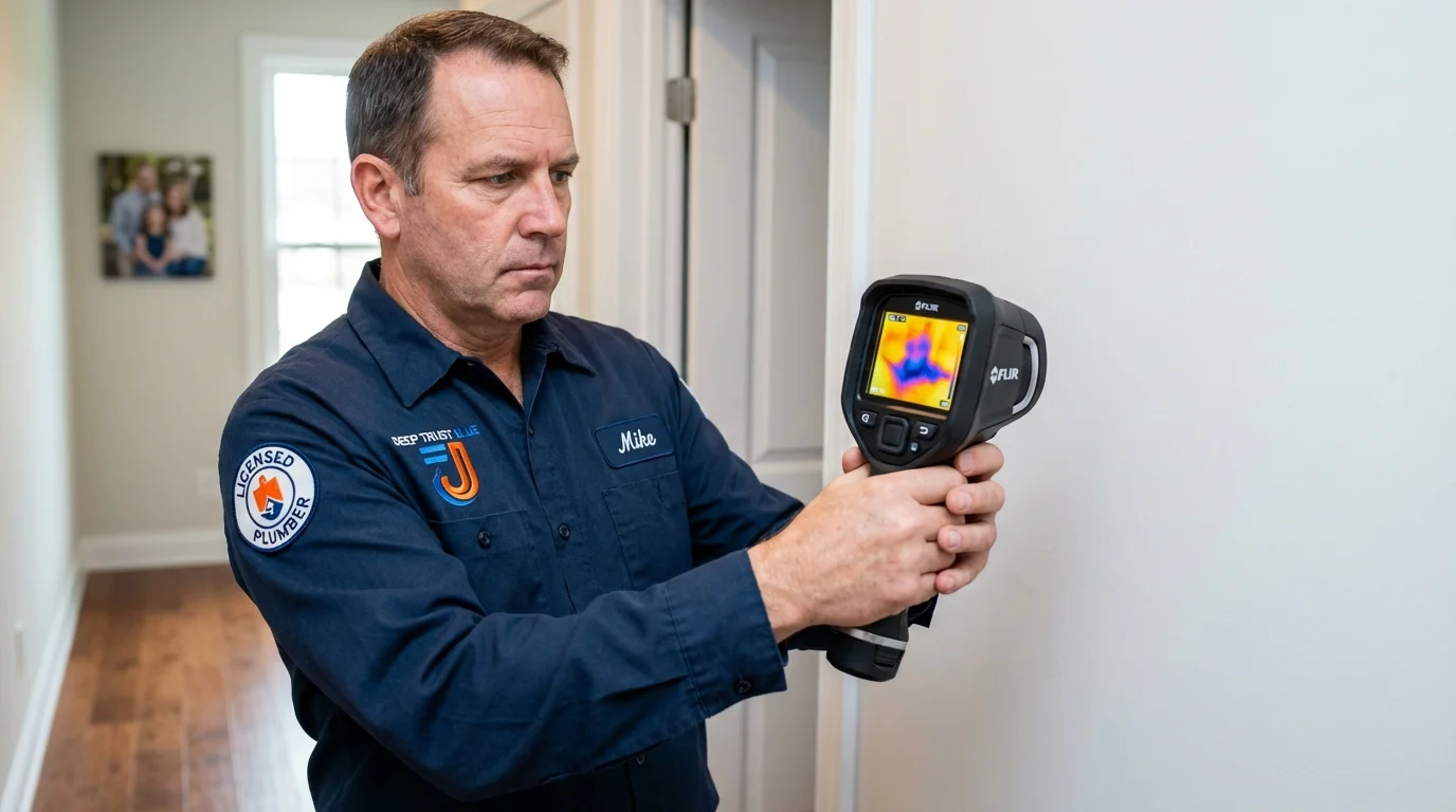 Thermal imaging leak detection by Johns Plumbing LLC in Redwood Falls